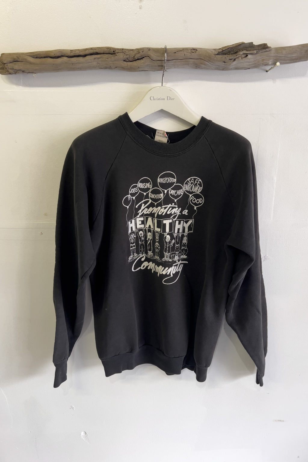 VINTAGE HEALTHY COMMUNITY SWEATSHIRT