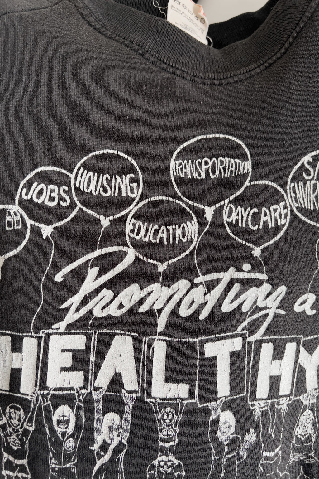 VINTAGE HEALTHY COMMUNITY SWEATSHIRT